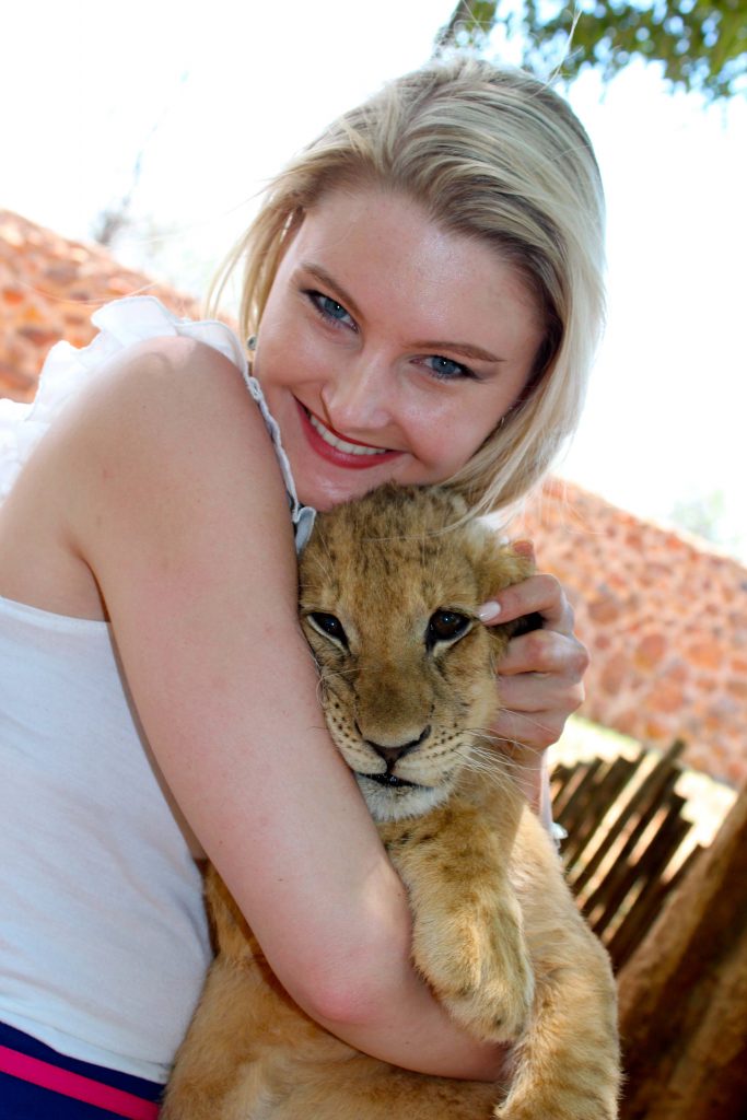 Nicola and Lion Cub