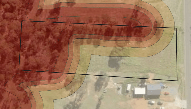 Bushfire Attack Level Map Snip