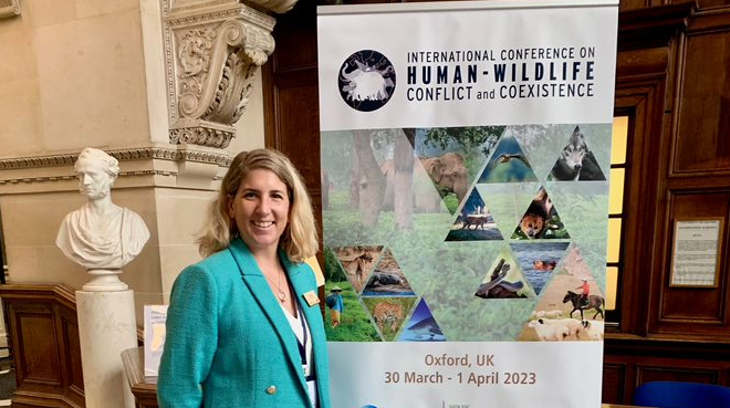 Jane Horgan at International Human-Wildlife Conflict and Coexistence Conference